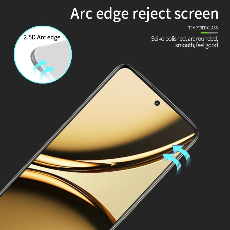MOFI JK Series-1 for Realme Narzo 70 Pro 5G Screen Protector Full Glue High Aluminum-silicon Glass Film MOFI JK Series-1 for Realme Narzo 70 Pro 5G Screen Protector Full Glue High Aluminum-silicon Glass Film